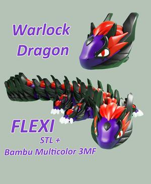Warlock Dragon – D&D Articulated Fidget Dragon