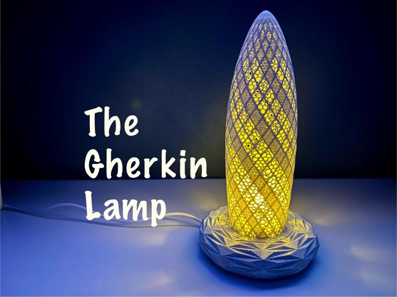 The Gherkin lamp