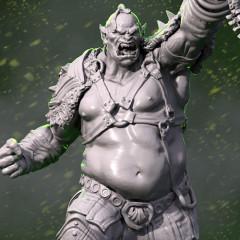 Orc The Executioner STL files for 3D Printing | Assembly Model