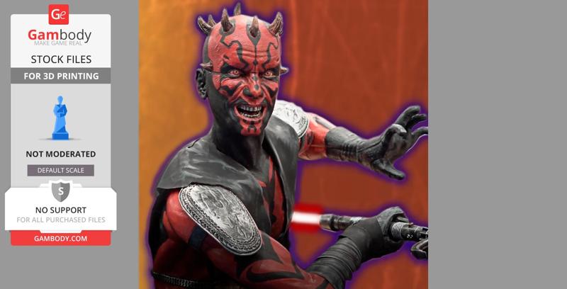 Darth Maul Real Size Clone Wars Live Action Version