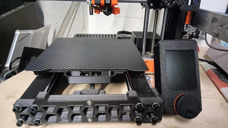 prusa mini base extended exagon mod