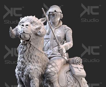 Luke Skywalwer on Tauntaun- Star Wars Fanart