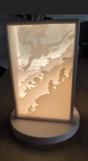 The Lord Of The Rings Mordor Shadow Box Lamp