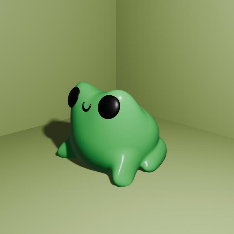 Easy To Print Frog
