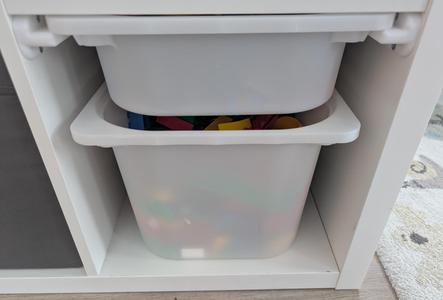 Trofast rail for IKEA Kallax