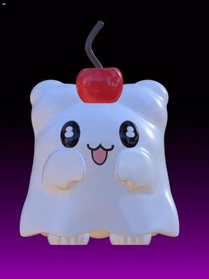 Cute little ghost from sanrio hanamaruobake.stl