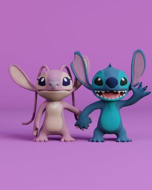 Stitch and Angel