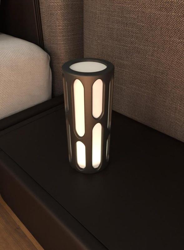 Lamp STL 3D Print File v.6, Digital Download for 3D Printing | Modern and Unique Home Decor for Desk and Table