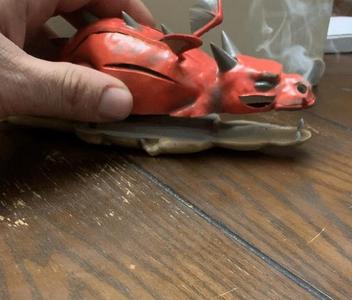 Smoldering Sleeping Dragon Incense Holder #DRAGONXCULTS