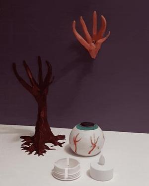 Floating Eye Tealight Stand or Wall Mount