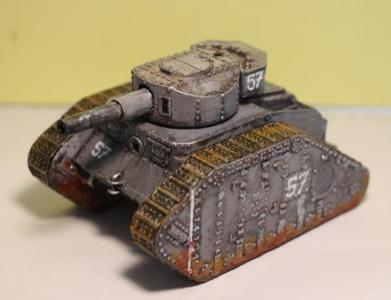28mm Pugnator tank - work in progress