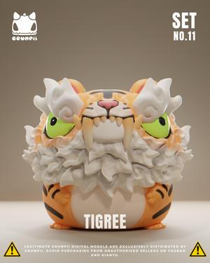 Grumpii 3D Printable Art Toy – Chubbii Series – Set 11