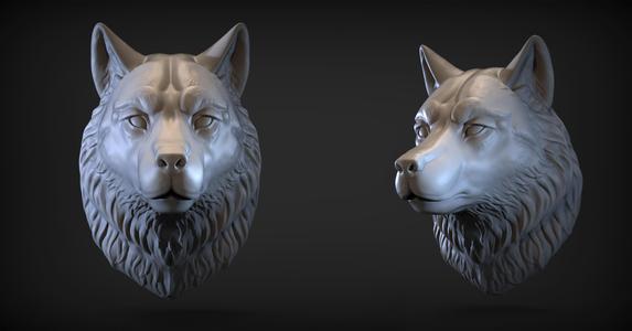Wolf head