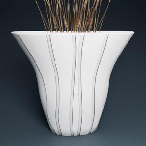 Modern Vase STL 3D Printer file, instant download, unique home decor