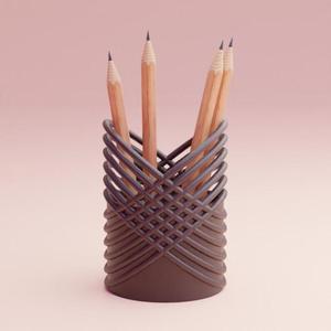 3d printing stl file pencil organizer for desktop and worshop for 3d printer users gift