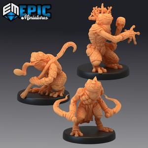 Poison Frog Set / Toad Folk / Marsh Reptile Soldier / Swamp Dweller