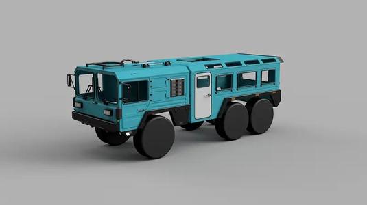 Crawler Cat 1 6×6 Expedition Cab – 1/10 RC body attachment