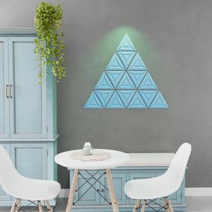 3d printing model stl decorative 3d wall panel triangles idea for home decor