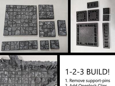 Cave tiles (Openlock system)