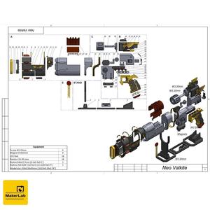 Neo-Volkite Blaster – Space Marine 2 – STL CAD OBJ – Commercial