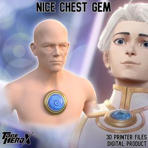 Nice Chest Gem Crystal Piece To Be Hero X