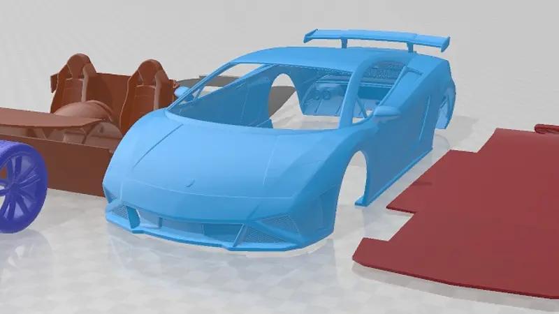 Lamborghini Gallardo Squadra Corse 2014 Printable Car