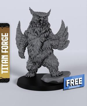 Owlbear – With Free Dragon  – 5e DnD Inspired for RPG and Wargamers