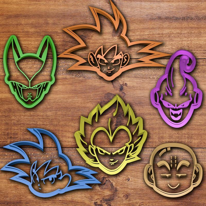 Dragon Ball Cookie cutter set