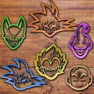 Dragon Ball Cookie cutter set