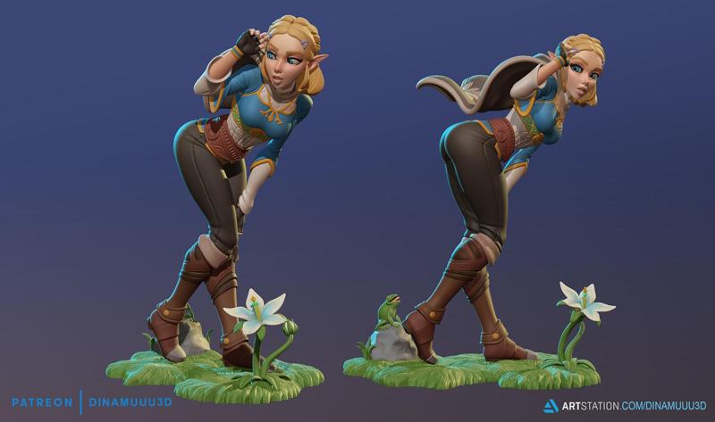 Zelda Breath of the Wild SFW and NSFW 3D Print Model STL
