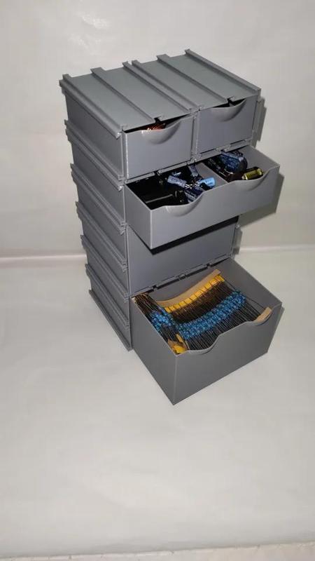 Modular drawer (Vase mode) for Electronics component etc