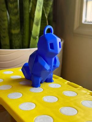 Low-Poly Squirtle Ornament