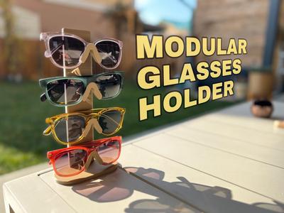 SnapStack Modular Glasses Holder
