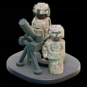 Down Range - U.S. Army Mortar Team   