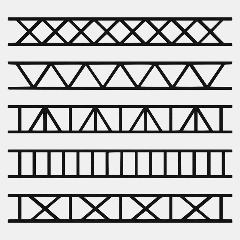 5 Models - Steel Roof Frames C