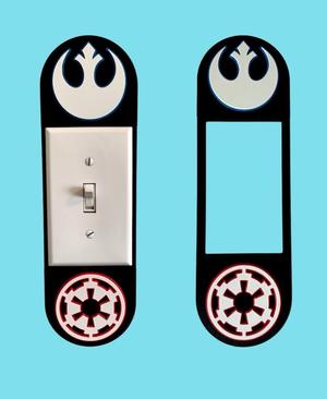 Rebel and Empire Light Switch Backer