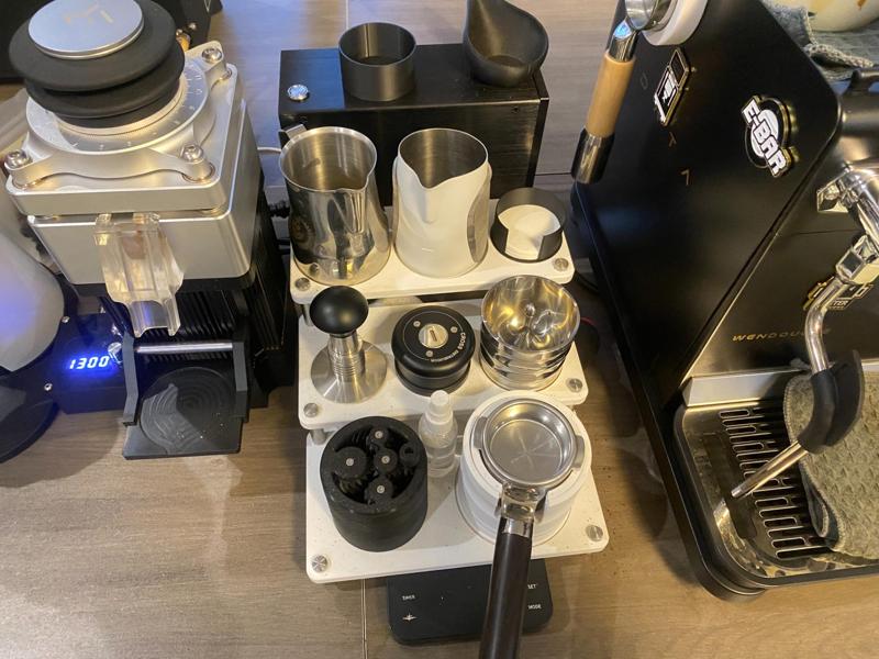 Three-Tier Coffee Tool Desktop Organizer