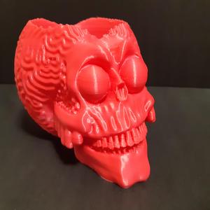 MARTIAN SKULL PLANTER – WITH OR WITHOUT DRAINAGE