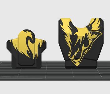 Dummy 13 "Wolf Spirit" Chest - Multicolor Ready 3D Model   