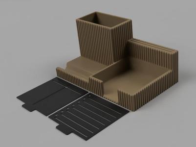 Desk Organiser – Phone Holder and Post It Stencils