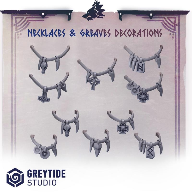 Necklaces and greaves decorations PH