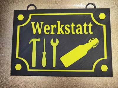 Workshop sign