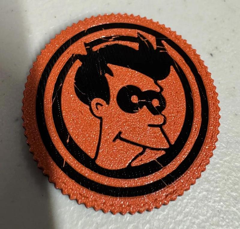 Futurama themed coin   