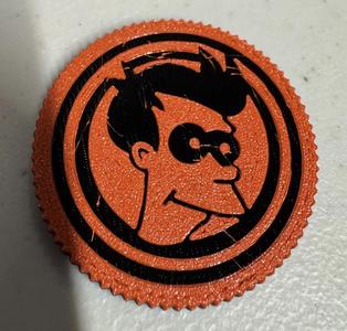 Futurama themed coin   