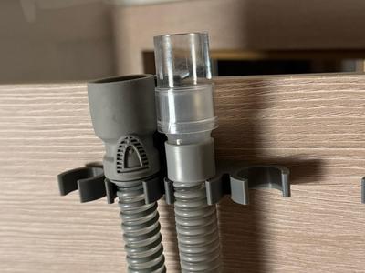 CPAP hose drying clip