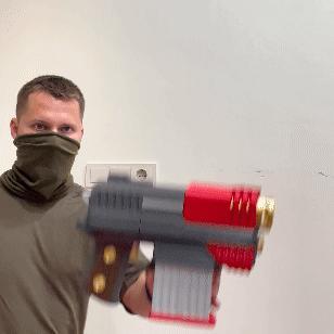 Floki - Shell Ejecting Toy Foam Dart Blaster - Fully Mechanical   