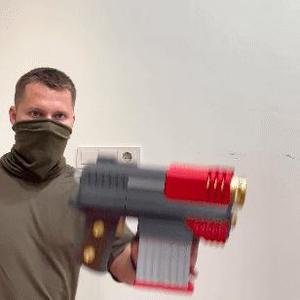 Floki - Shell Ejecting Toy Foam Dart Blaster - Fully Mechanical   