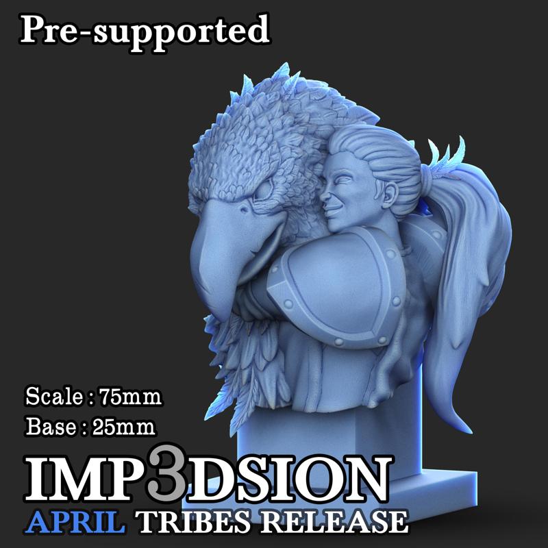 75mm Bust Friendship