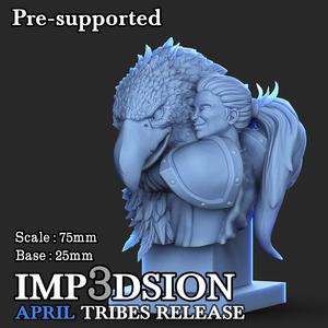 75mm Bust Friendship