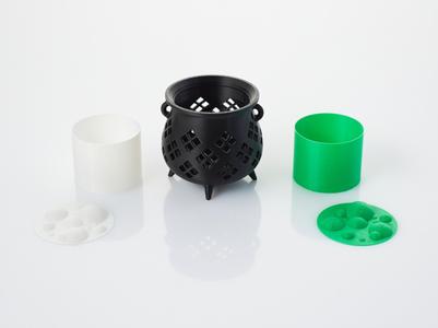 Cute Witch’s Cauldron Tea Light